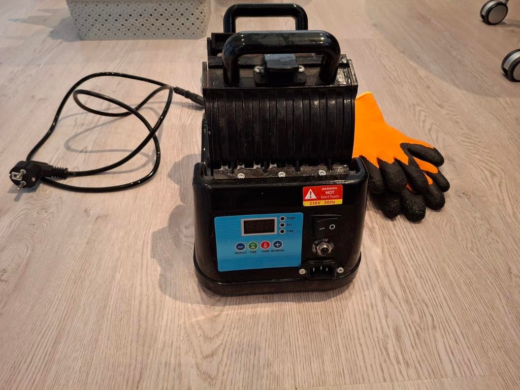 Mokkenpers voor sublimatie - Zo goed als nieuw, Hobby en Vrije tijd, Knutselen, Zwart, Zo goed als nieuw, Machine, Elektrisch