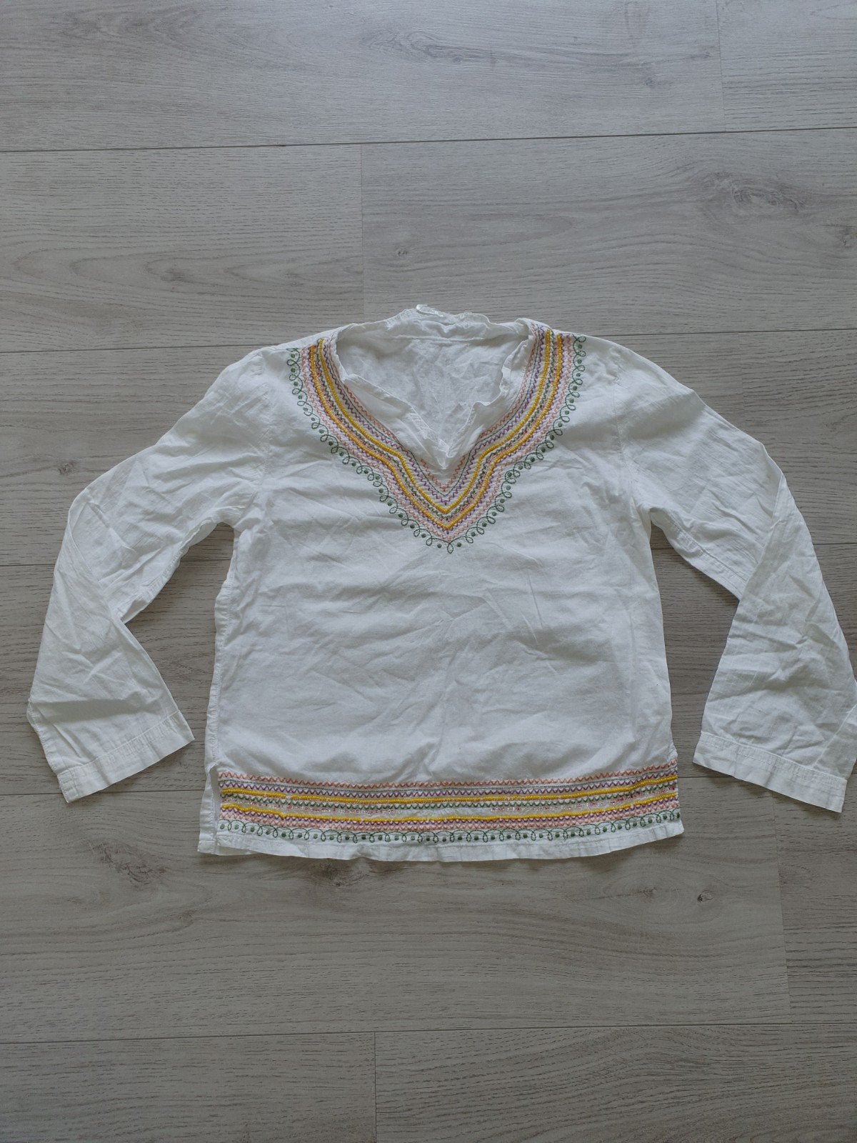 Mooi shirtje maat 128, Kinderen en Baby's, Kinderkleding | Maat 128, Ophalen of Verzenden, Zo goed als nieuw, Meisje, Shirt of Longsleeve
