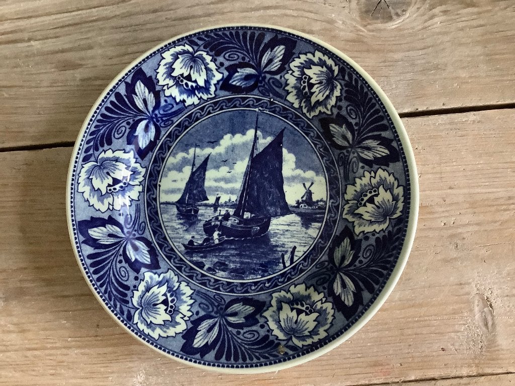 Wandbord Delfts Blauw, Ophalen