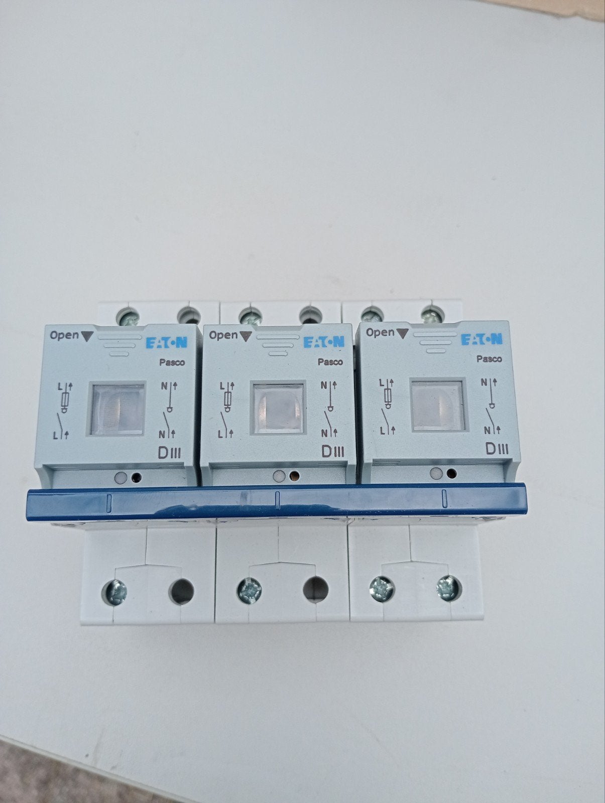 Eaton Pasco DIII Installatieautomaten (3 stuks), Ophalen of Verzenden, Gebruikt, Eaton, Installatieautomaat