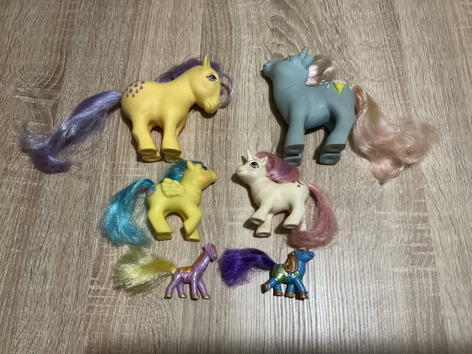 My Little Pony speelset met accessoires en pony's, Ophalen of Verzenden, Gebruikt, Overige typen