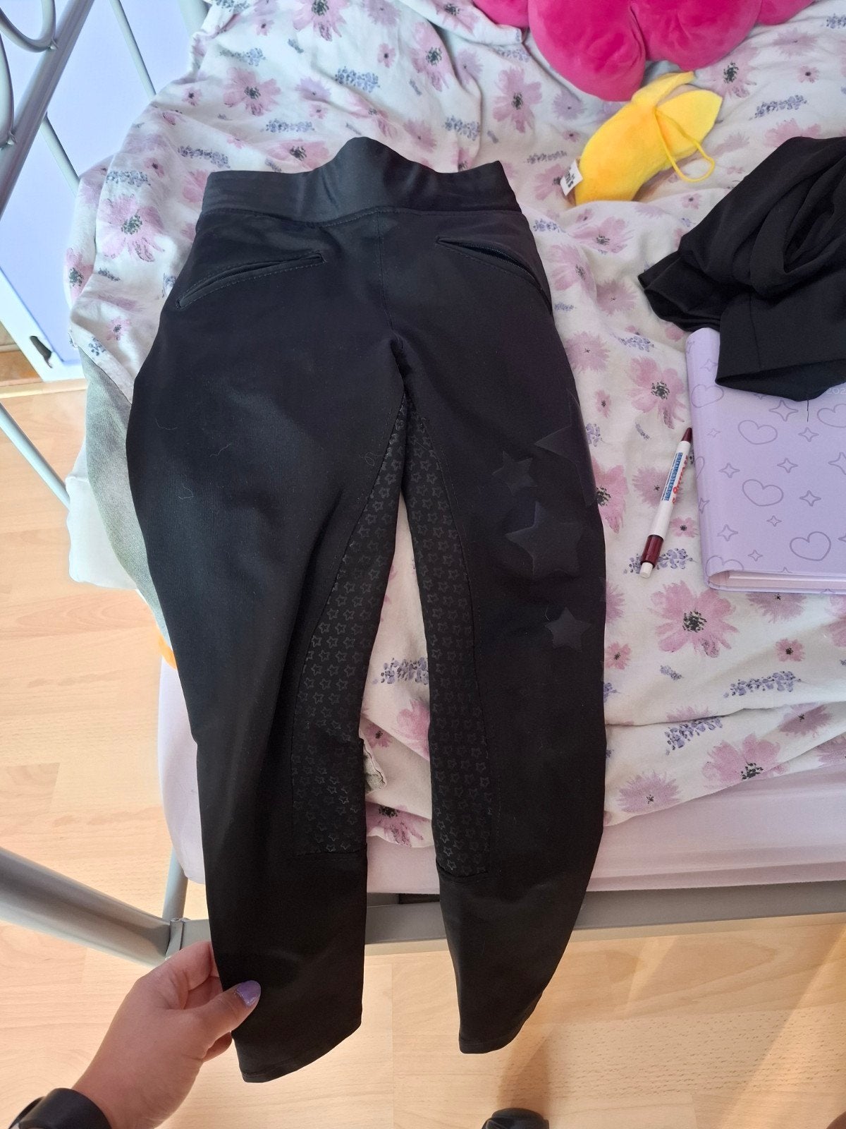 paardijbroek zwart met sterren, Dieren en Toebehoren, Paardrijkleding, Ophalen of Verzenden, Dressuur, Bovenkleding