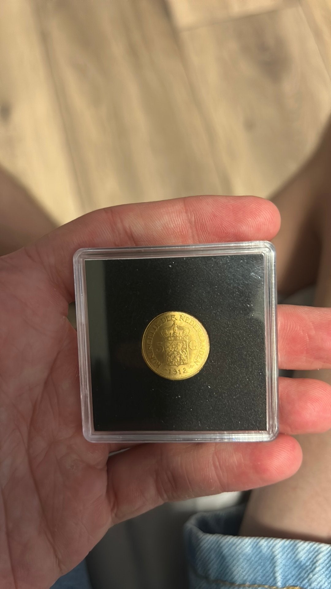 Gouden vijfje, Ophalen of Verzenden, Goud
