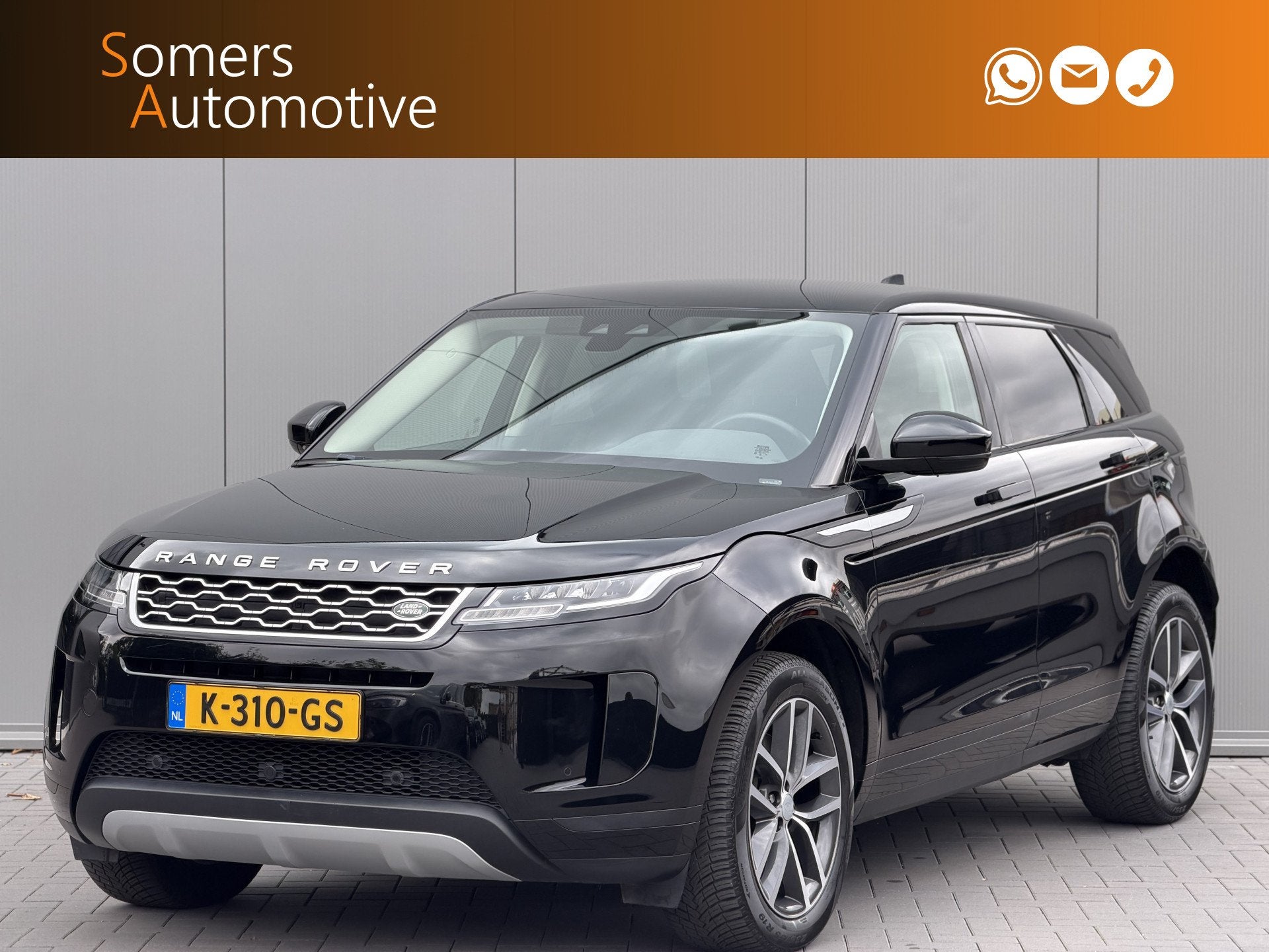 Land Rover Range Rover Evoque 2.0 P200 AWD S | 19" | LED | L, Auto's, 1800 kg, 4 cilinders, Zwart, Leder