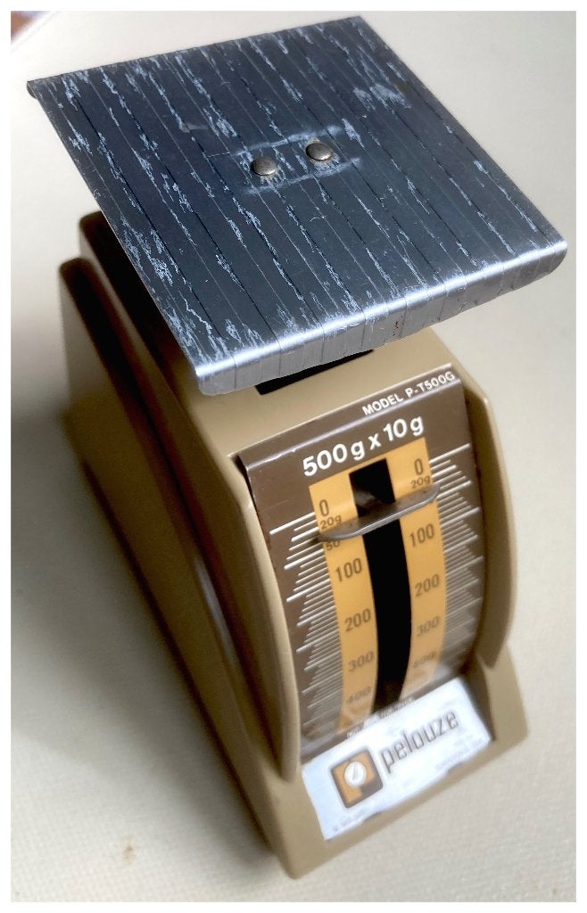 Vintage Pelouze weegschaal - Model P-T500G, Verzenden