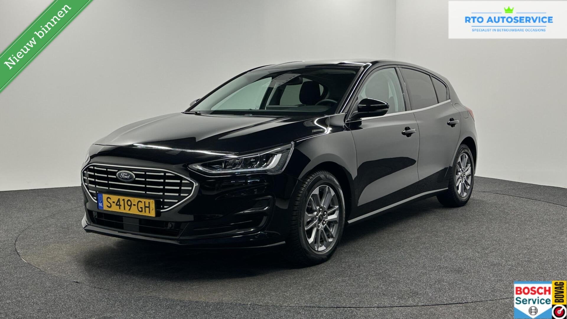 Ford Focus 1.0 EcoBoost Hybrid Titanium Style CARPLAY NAVI E, Auto's, Stof, Gebruikt, Euro 6, Met garantie (alle)