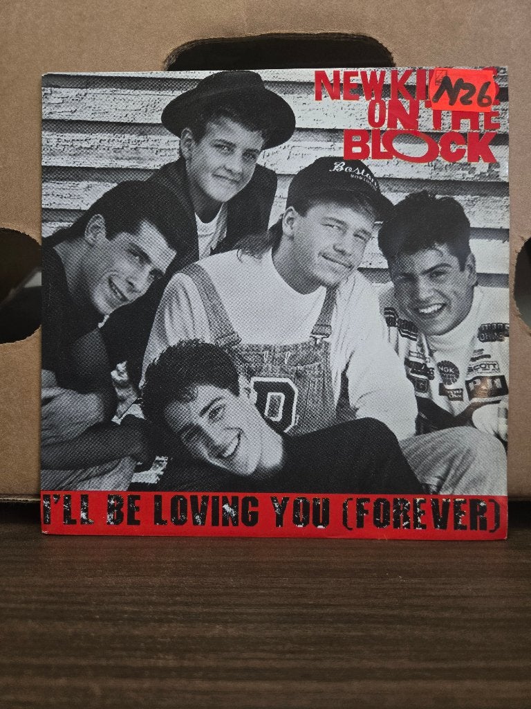 New kids on the block - I'll be loving you(forever), Beschermende buitenhoes, Ophalen of Verzenden, Zo goed als nieuw, Pop