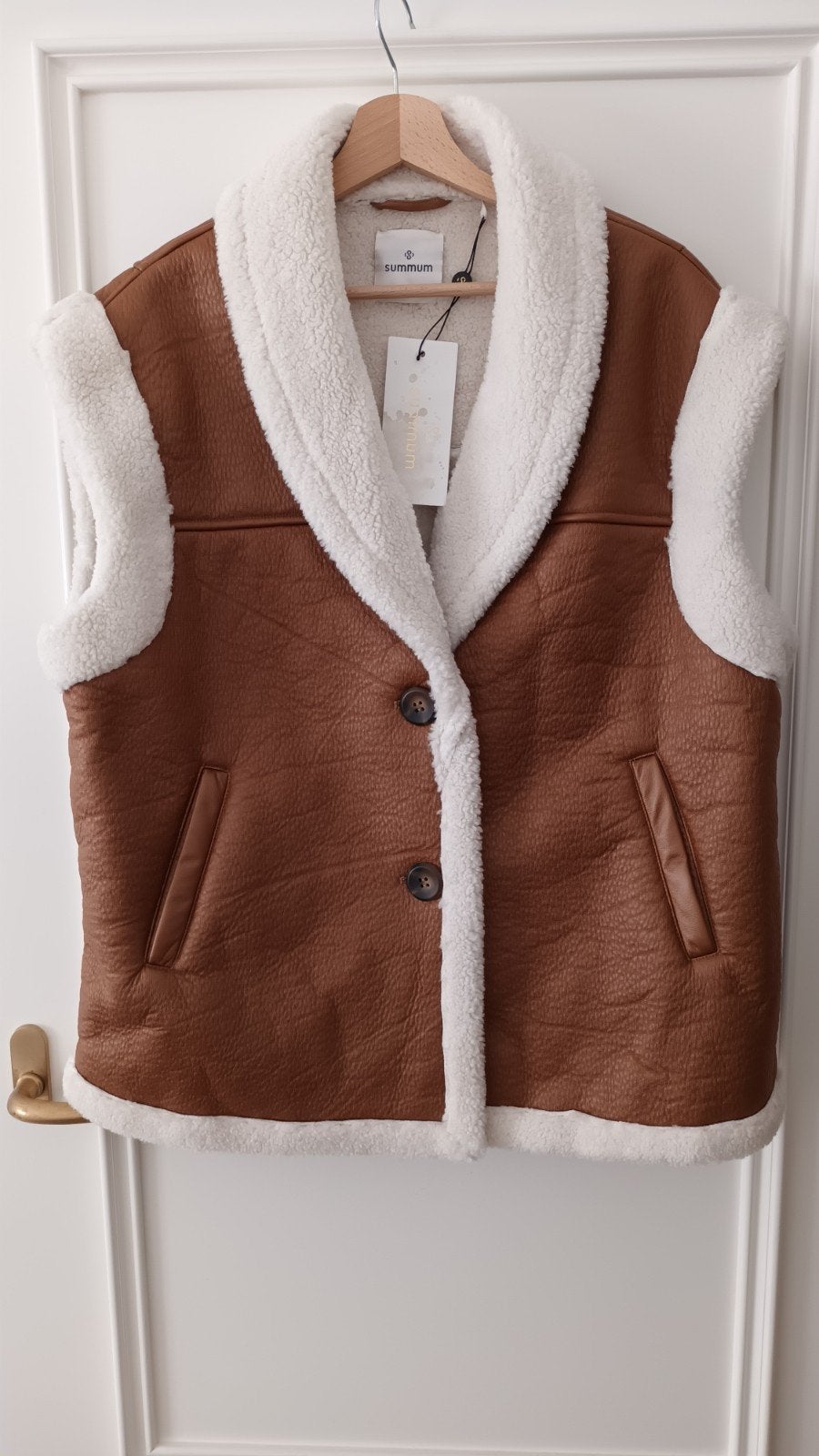Summum Gilet, Maat 38/40 (M), Summum, Bruin, Nieuw