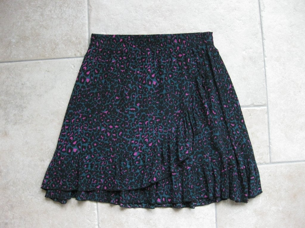 Rok rokje maat S panterprint zwart donkergroen roze, Kleding | Dames, Seven Sisters, Zwart, Ophalen of Verzenden, Zo goed als nieuw