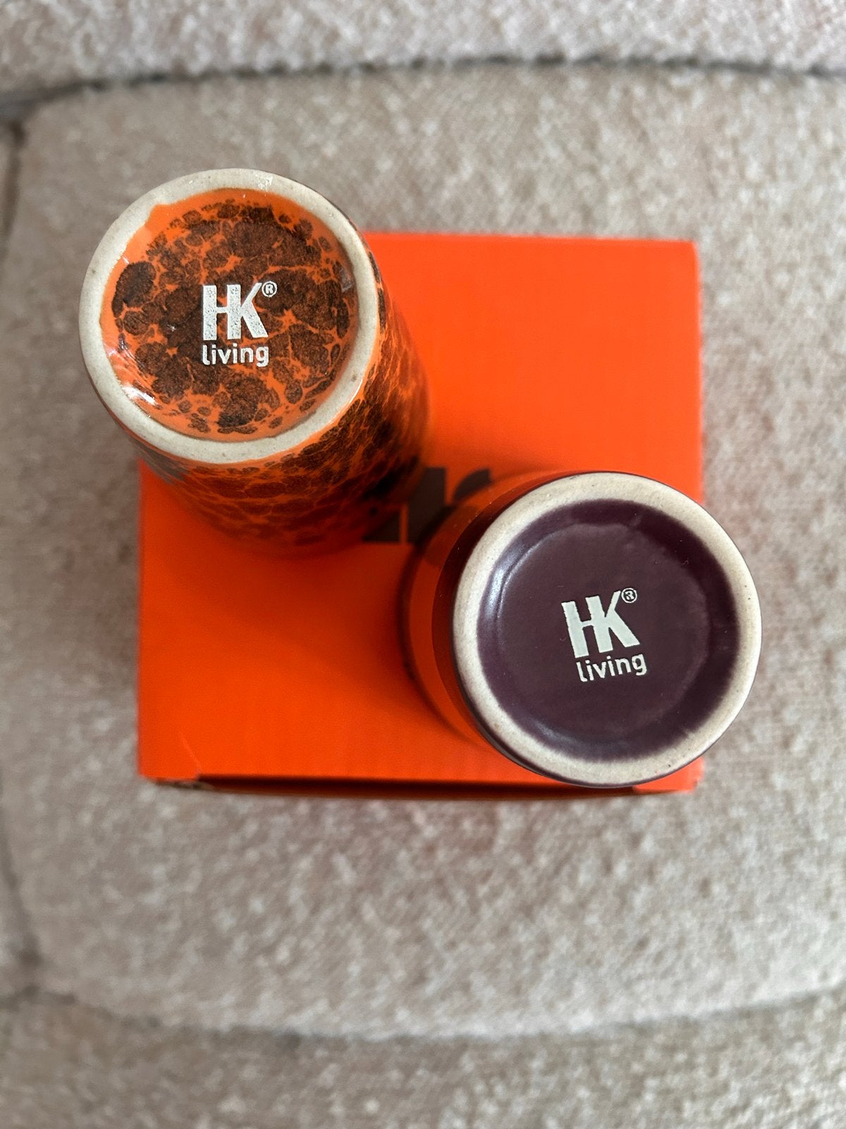 HKliving 70s Keramiek Ristretto Kopjes - Nieuw in doos, Huis en Inrichting, Keuken | Servies, Overige merken, Keramiek, Vintage