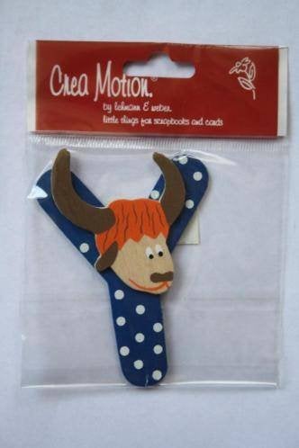 Crea Motion letter Y hoog 7,5 cm, Hobby en Vrije tijd, Ophalen of Verzenden, Nieuw, Versiering of Embellishment, Overige merken