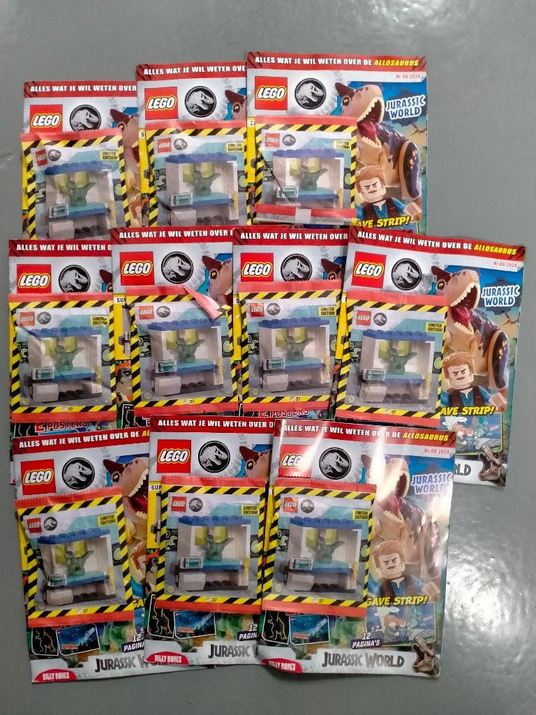 Jurassic World dino dino's lego sets 10 stuks GELIJK, Kinderen en Baby's, Speelgoed | Duplo en Lego, Ophalen of Verzenden, Zo goed als nieuw