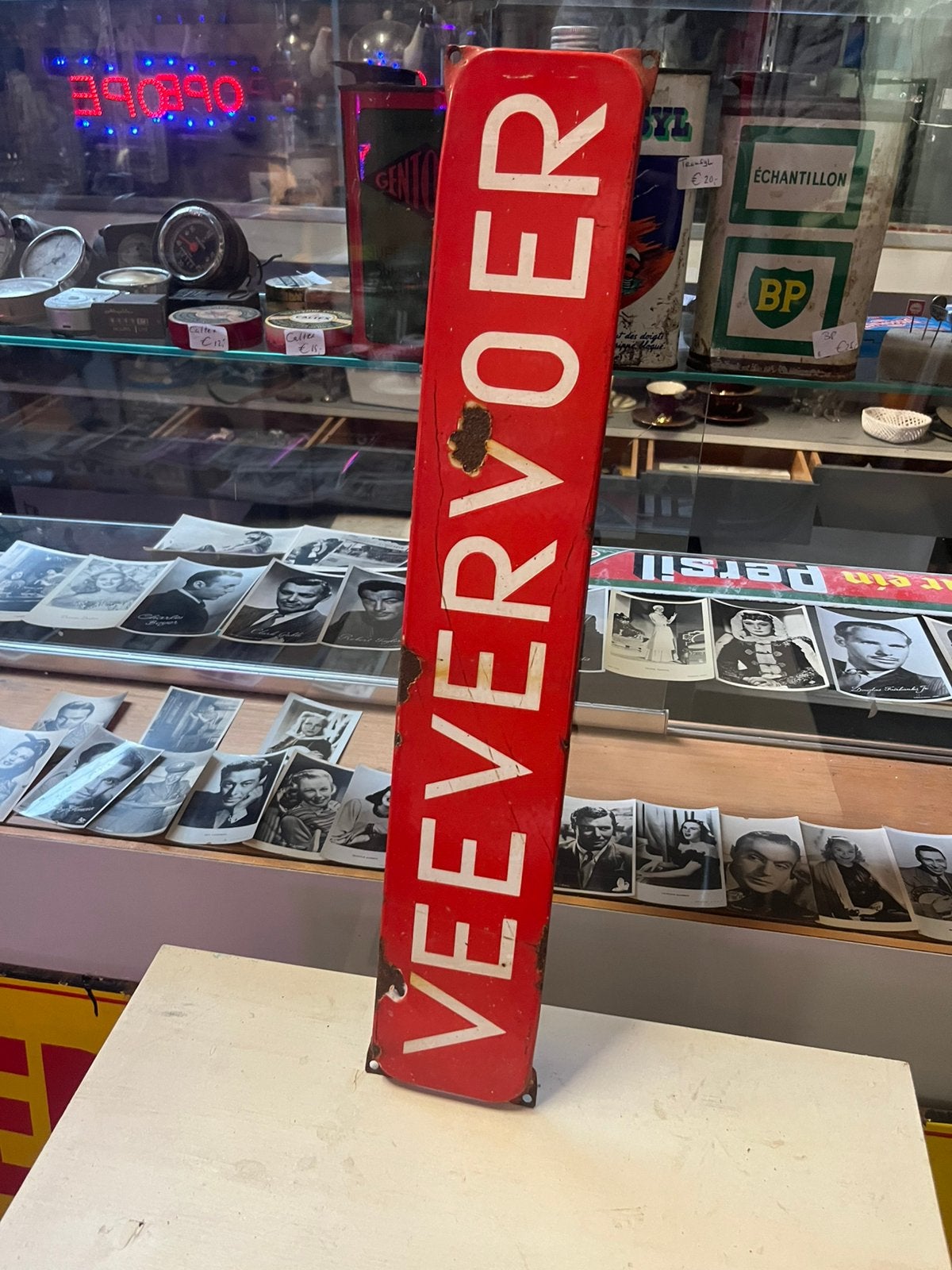 Veevervoer emaille bord, Antiek en Kunst, Antiek | Emaille, Ophalen of Verzenden