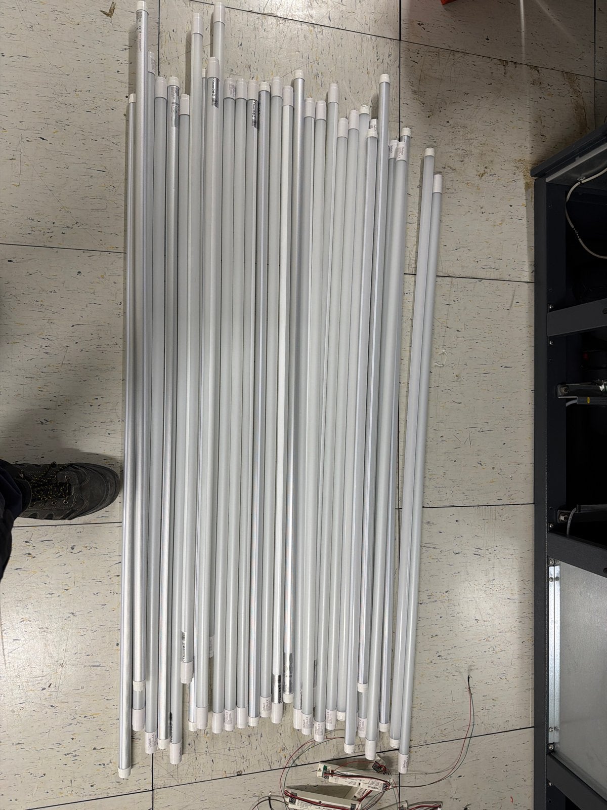 LED TL Buizen T8 Glass Tube 22W 6500K 2420lm, Wit, Overige merken, G13 (TL), Nieuw