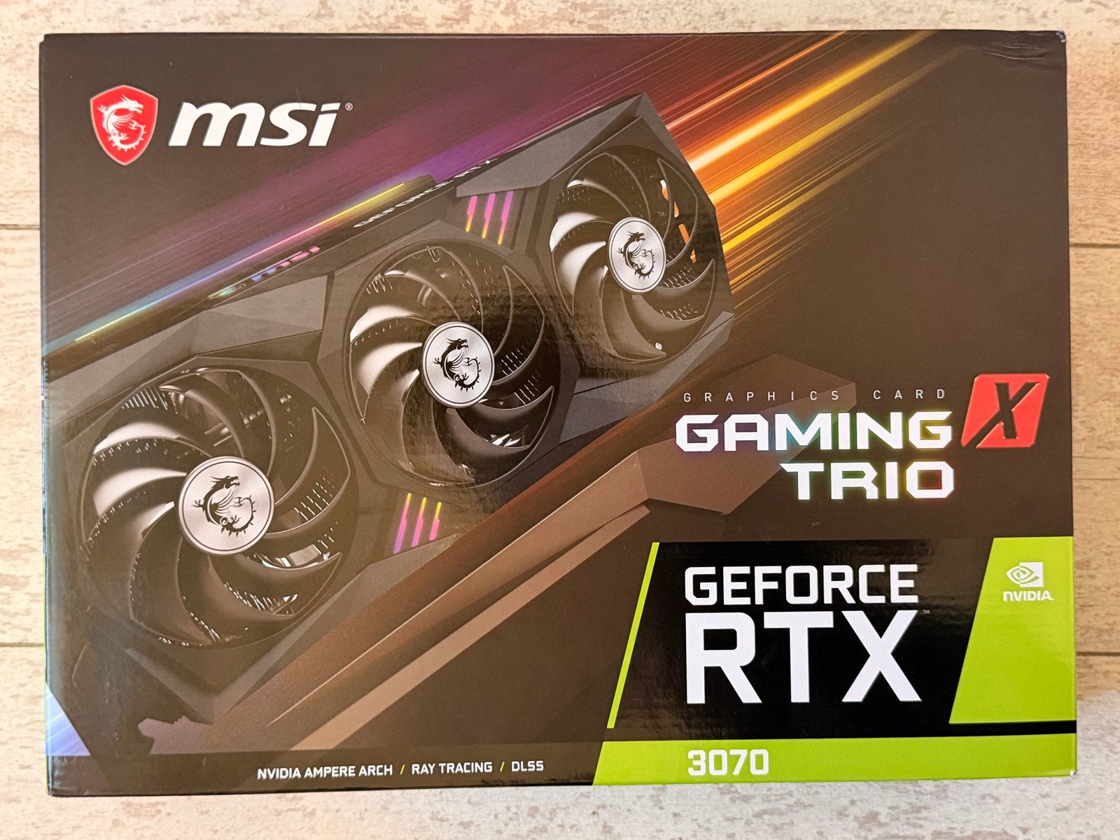 MSI GeForce RTX 3070 Gaming X Trio - Zo goed als nieuw, HDMI, GDDR6, PCI-Express 4, Ophalen of Verzenden