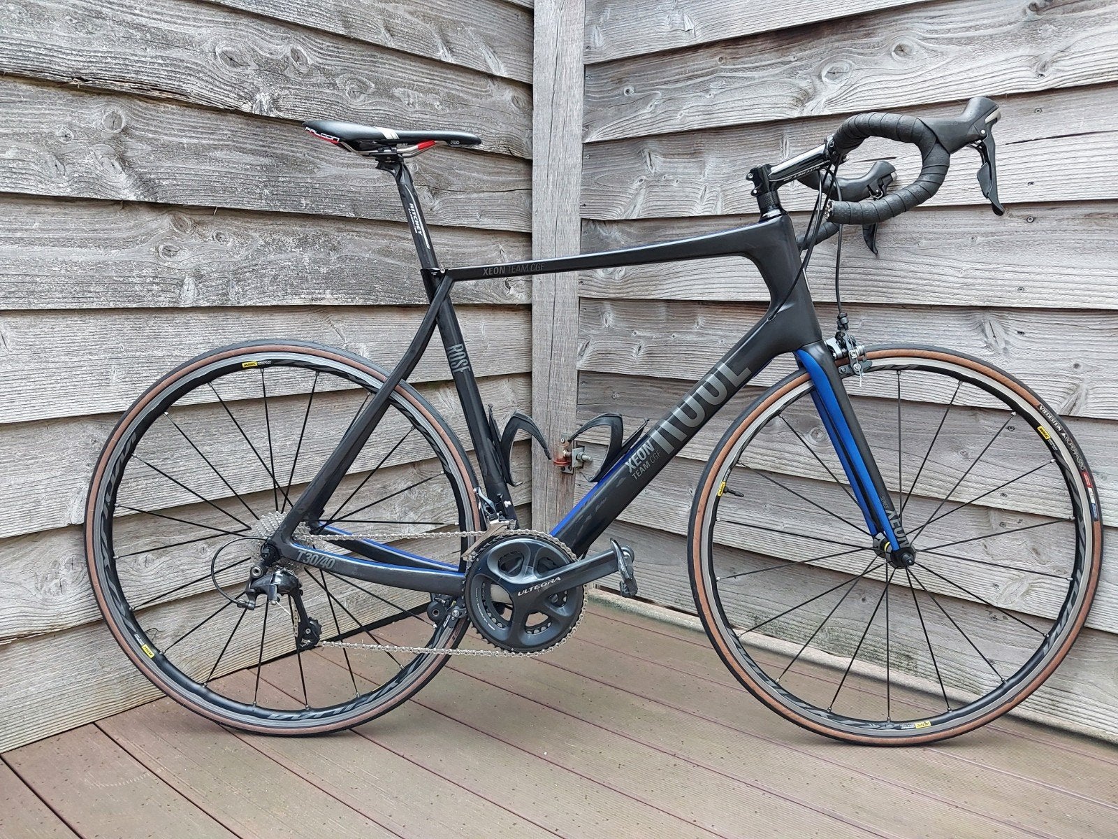 Rose Xeon team cgf, carbon racefiets 55cm, shimano Ultegra!, 28 inch, Carbon, Velgrem, Zo goed als nieuw