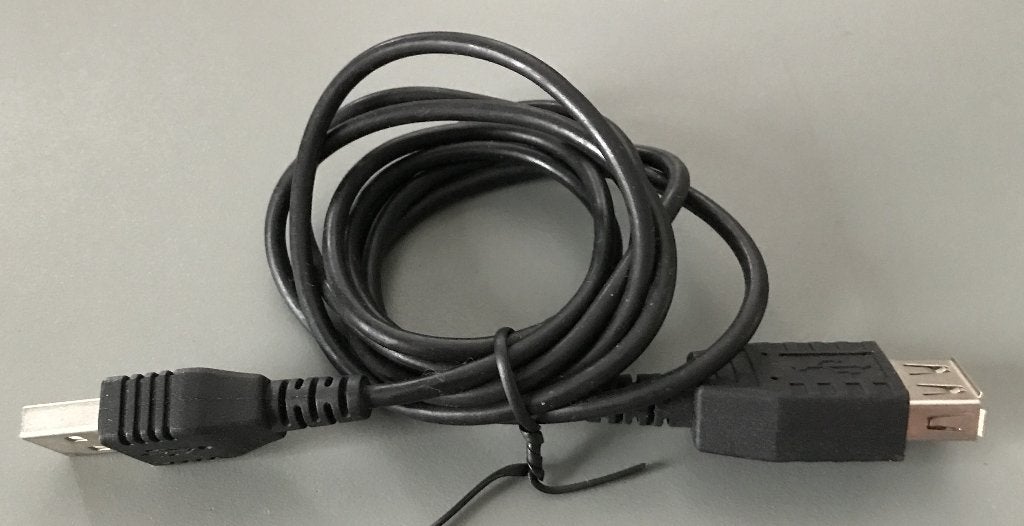 USB verlengkabeltje 1 meter {4525}, Ophalen of Verzenden, Gebruikt