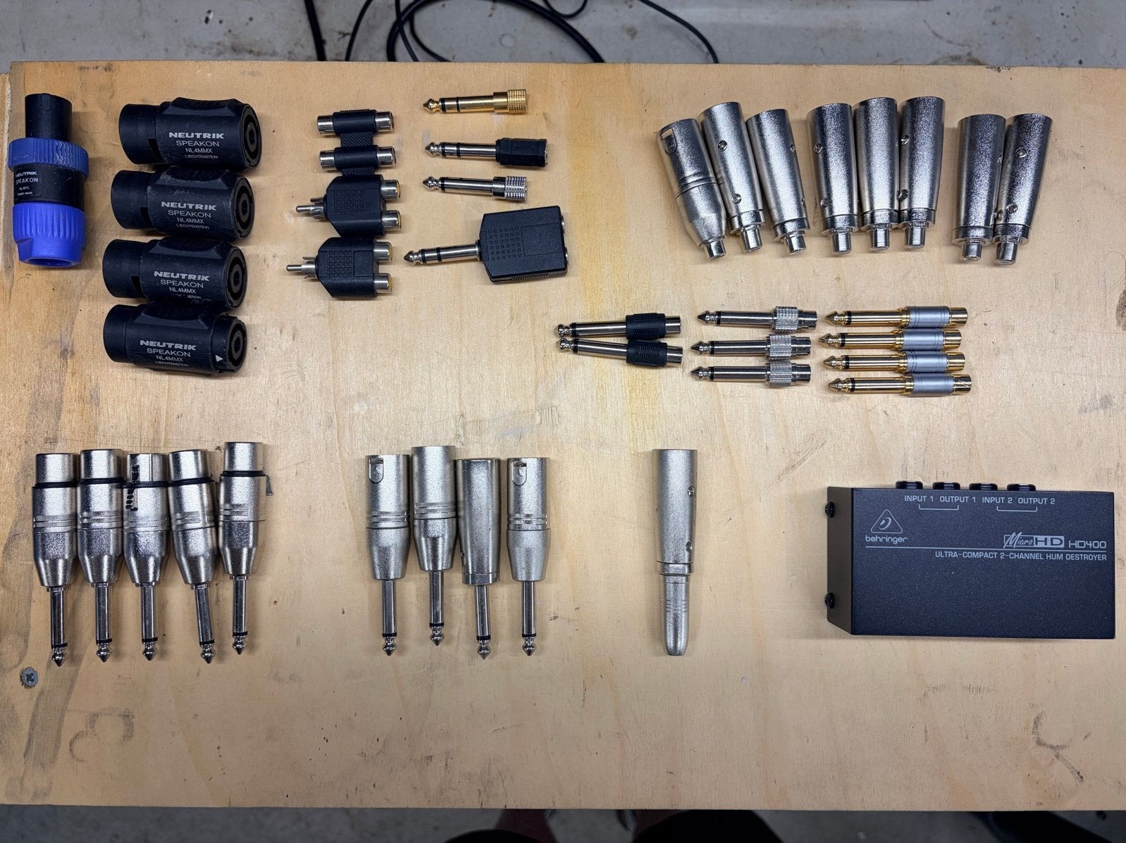 Partij audio connectoren en adapters, Ophalen of Verzenden, Gebruikt, Apparatuur