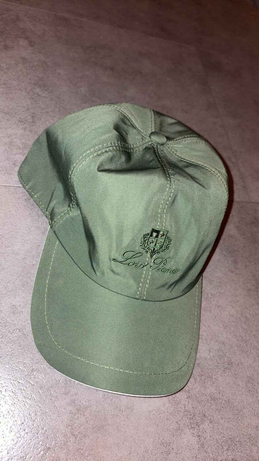 Groene loro piana pet maat, Kleding | Heren, Hoeden en Petten, Ophalen, Zo goed als nieuw, Pet