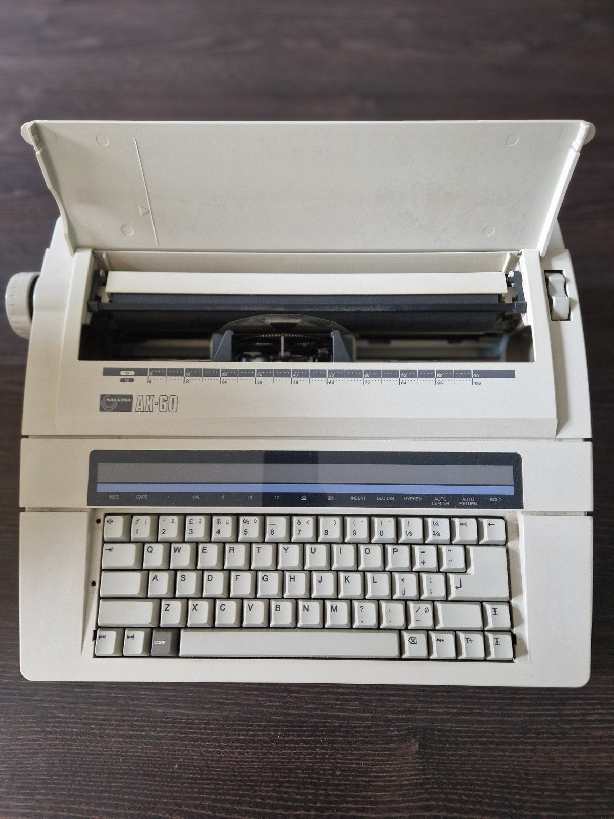 Nakajima AX 60: voor de verzamelaar, Diversen, Typemachines, Ophalen, Gebruikt