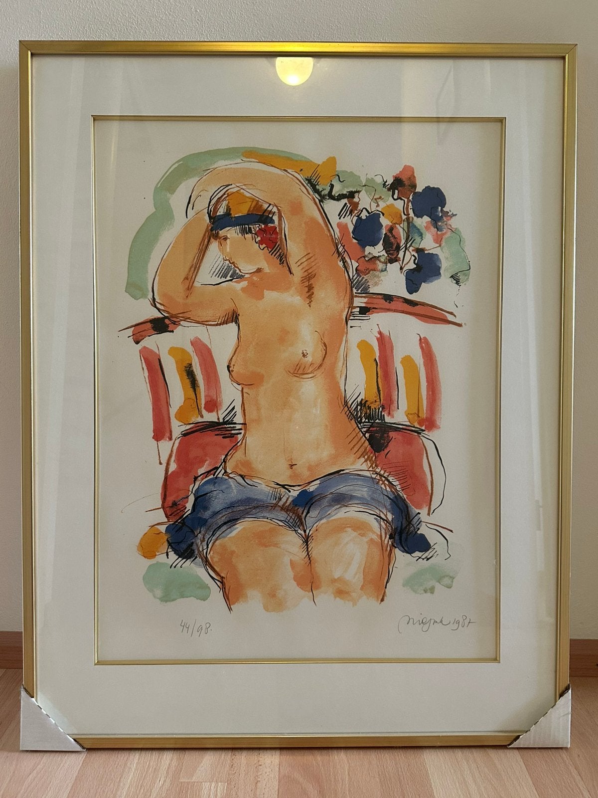 Nic jonk zeefdruk 44/98, Antiek en Kunst, Ophalen