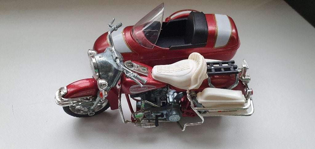 Vintage Harley Davidson Electra Glide 1:15 Polistil Tonka., Ophalen of Verzenden, Gebruikt, Motor