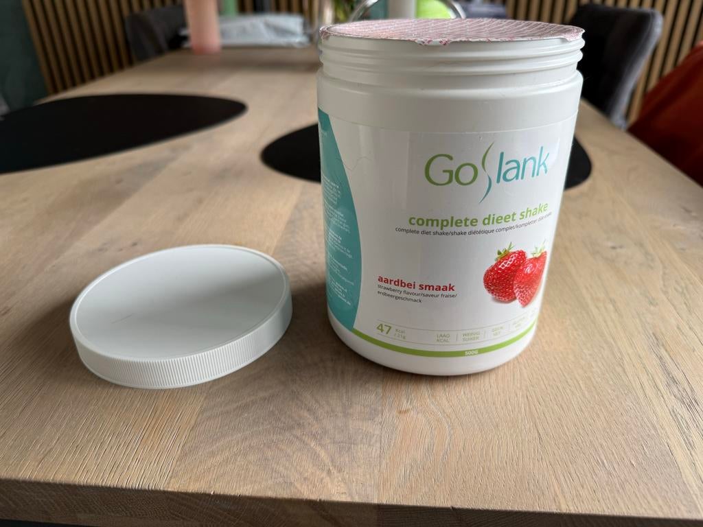 Go Slank complete dieet shake aardbei smaak, Ophalen of Verzenden, Nieuw, Drank