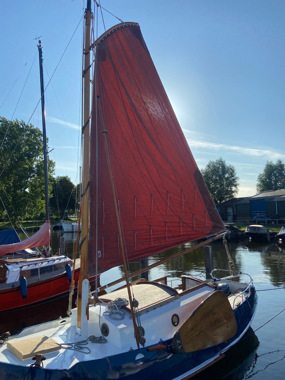 Kooijman en de Vries platbodem 6,65 meter, Overige typen, Zo goed als nieuw, Staal, 9 pk