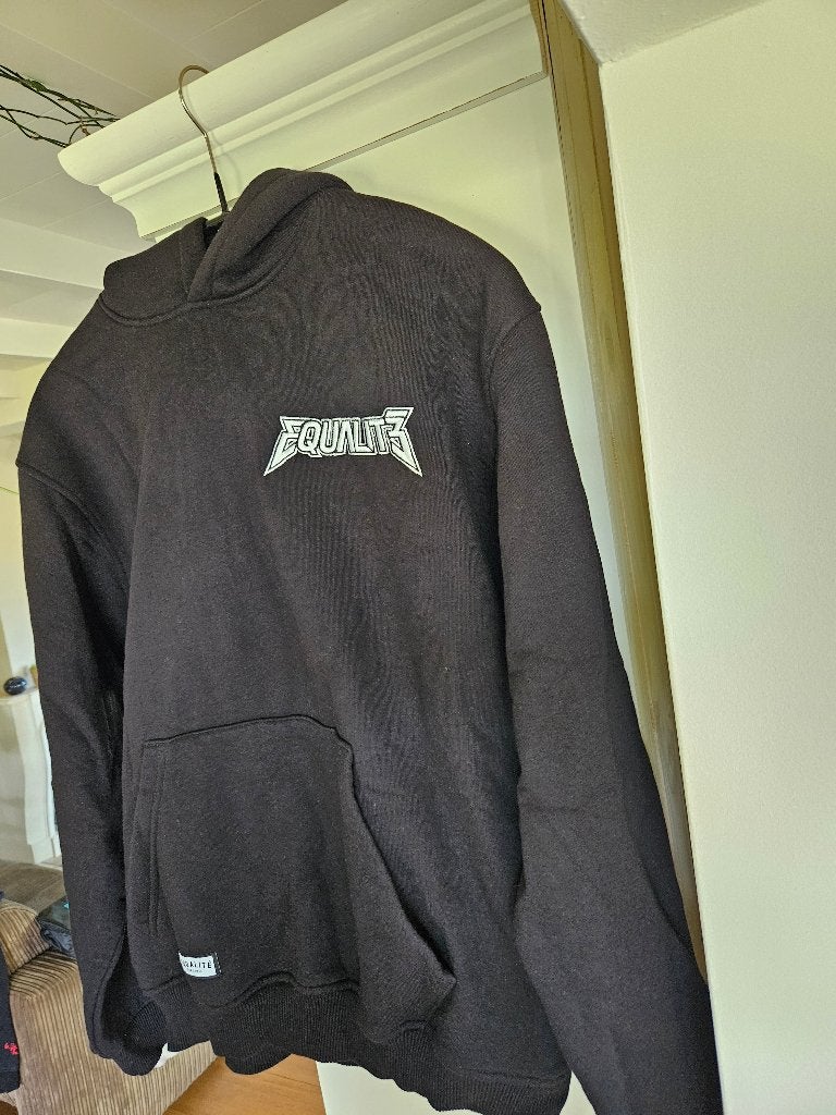 Equalité hoodie S zwart, Kleding | Heren, Zwart, Ophalen of Verzenden, Zo goed als nieuw, Maat 46 (S) of kleiner