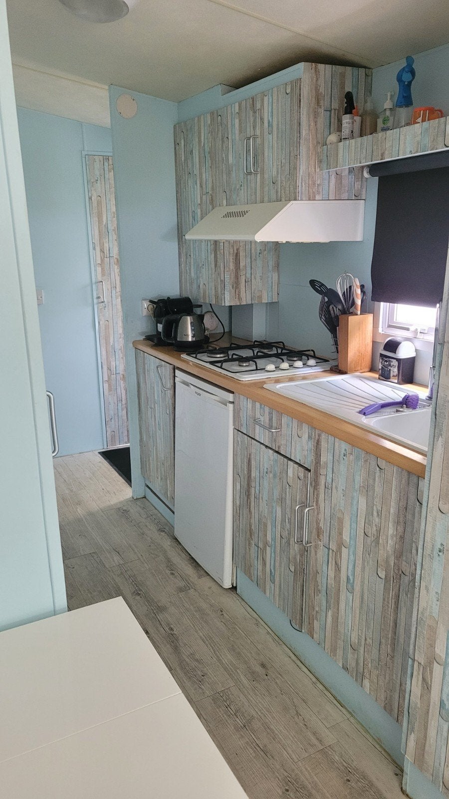 Ruime stacaravan Camping De Zanding Otterlo, Overige merken, Rondzit, Particulier, Kachel