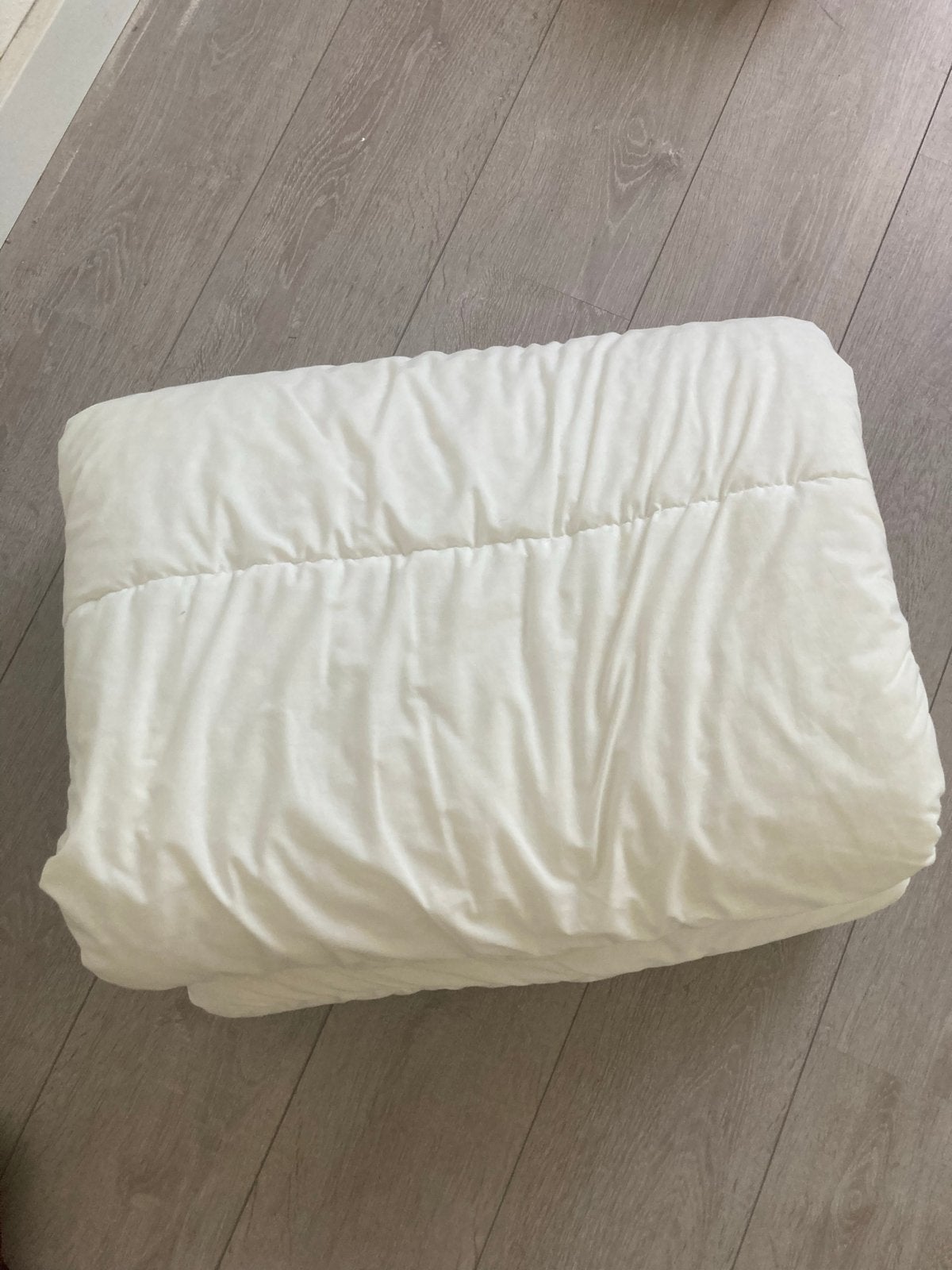 IKEA GRUSBLAD Dekbed - Eenpersoons, Huis en Inrichting, Slaapkamer | Beddengoed, Gebruikt, Eenpersoons, Wit, Ophalen of Verzenden