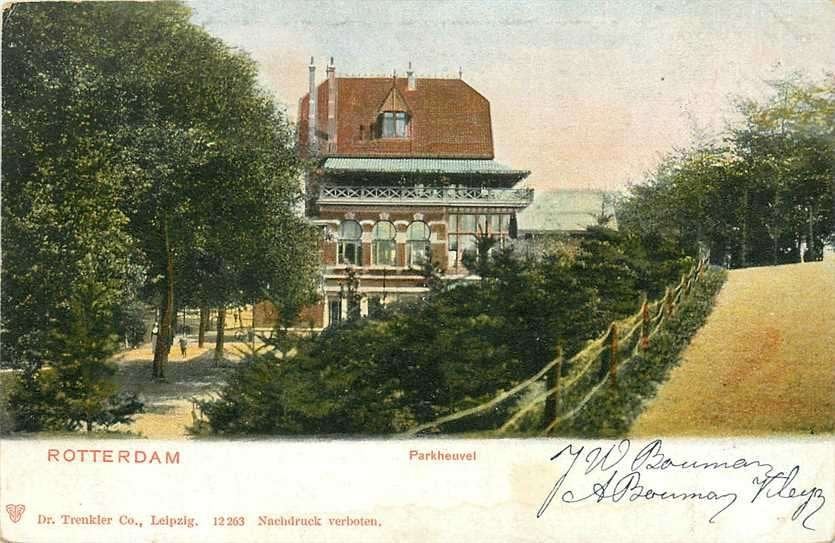 300-465-037 Rotterdam Parkheuvel, Verzenden, Voor 1920, Zuid-Holland