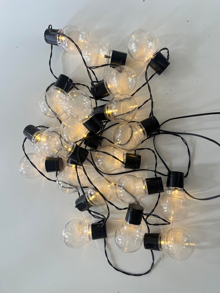 Tuinlampjes slinger Hema - Sfeervolle buitenverlichting, Kunststof, Minder dan 50 watt, Overige typen, Ophalen of Verzenden