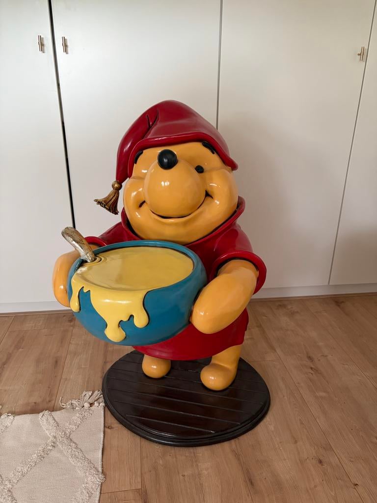 Groot Winnie the Pooh Figuur - Disney 96 cm hoog, Verzamelen, Disney, Ophalen, Winnie de Poeh of vrienden, Zo goed als nieuw, Beeldje of Figuurtje