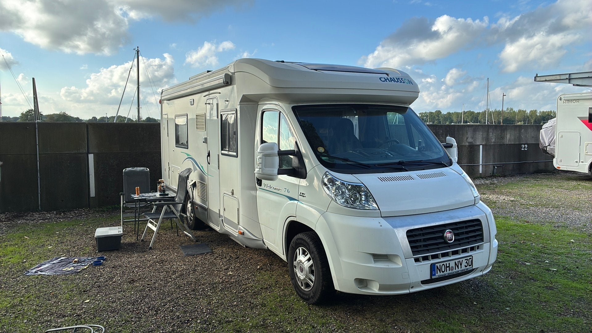 Camper Causson Welcome 76 Airco Cruise Control, Caravans en Kamperen, Koelkast, Fiat, 7 tot 8 meter, Chausson