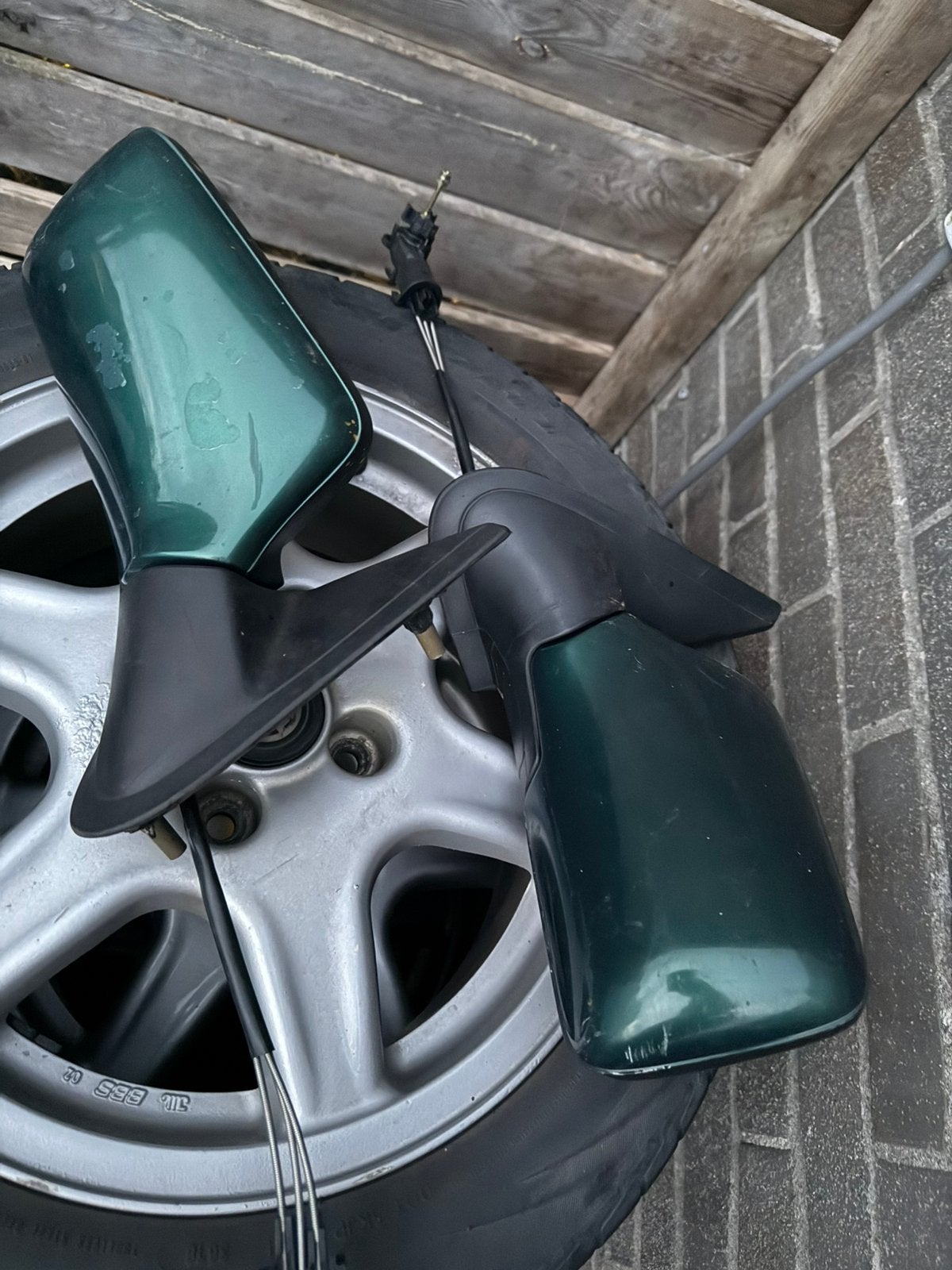 Vw golf 3 vento spiegels groen, Ophalen of Verzenden, Gebruikt, Volkswagen