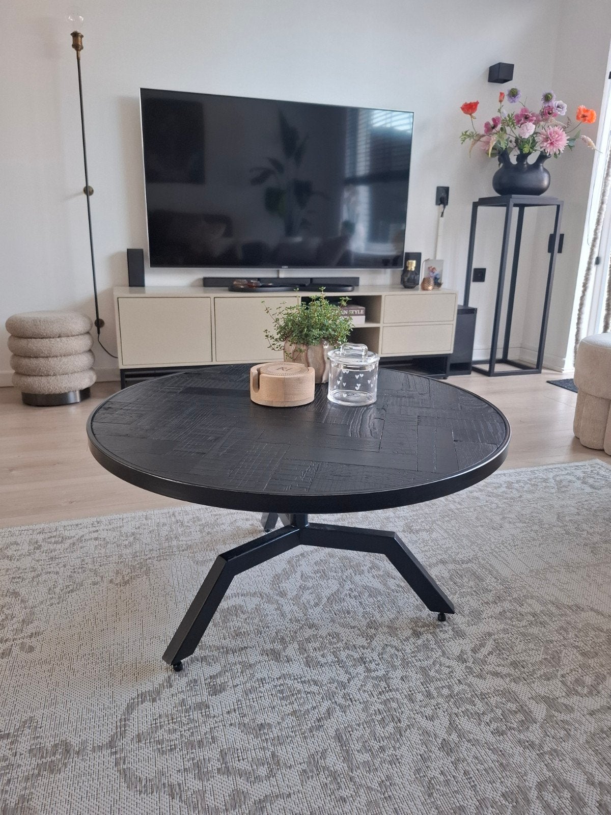 riviera maison salontafel, Huis en Inrichting, Tafels | Salontafels, Ophalen, 50 tot 100 cm, Rond, 50 tot 100 cm
