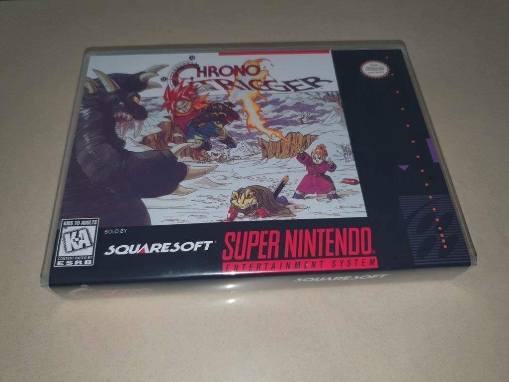 Chrono Trigger SNES Game Case, Spelcomputers en Games, Avontuur en Actie, Verzenden, 1 speler, Zo goed als nieuw