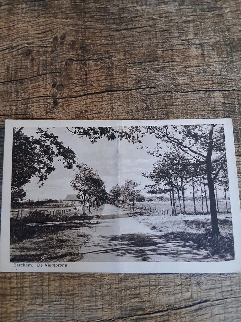 Ansichtkaart Barchem - De Viersprong (Gelopen), Verzamelen, Ansichtkaarten | Nederland, Ophalen of Verzenden, Voor 1920, Gelopen