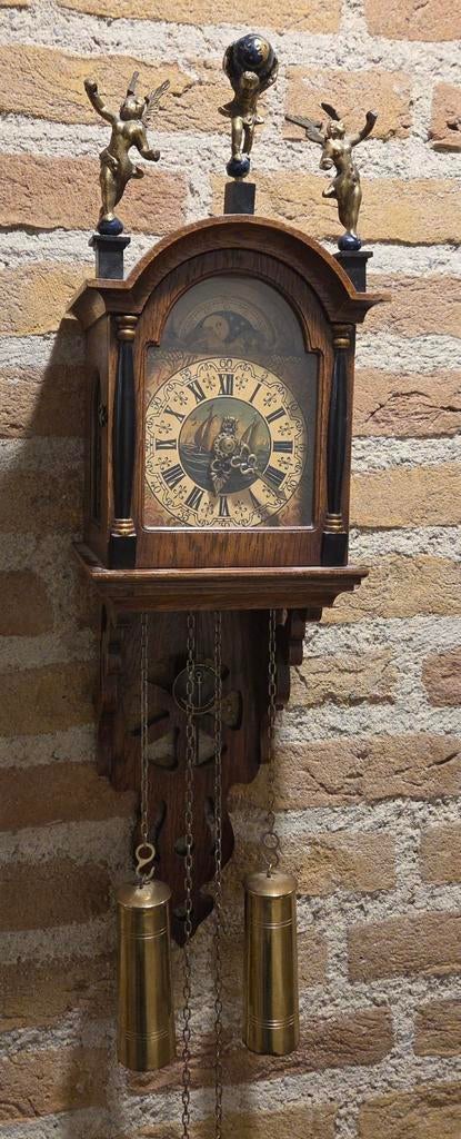 Originele Friese Staartklok - Loopt niet, Antiek en Kunst, Antiek | Klokken, Ophalen of Verzenden