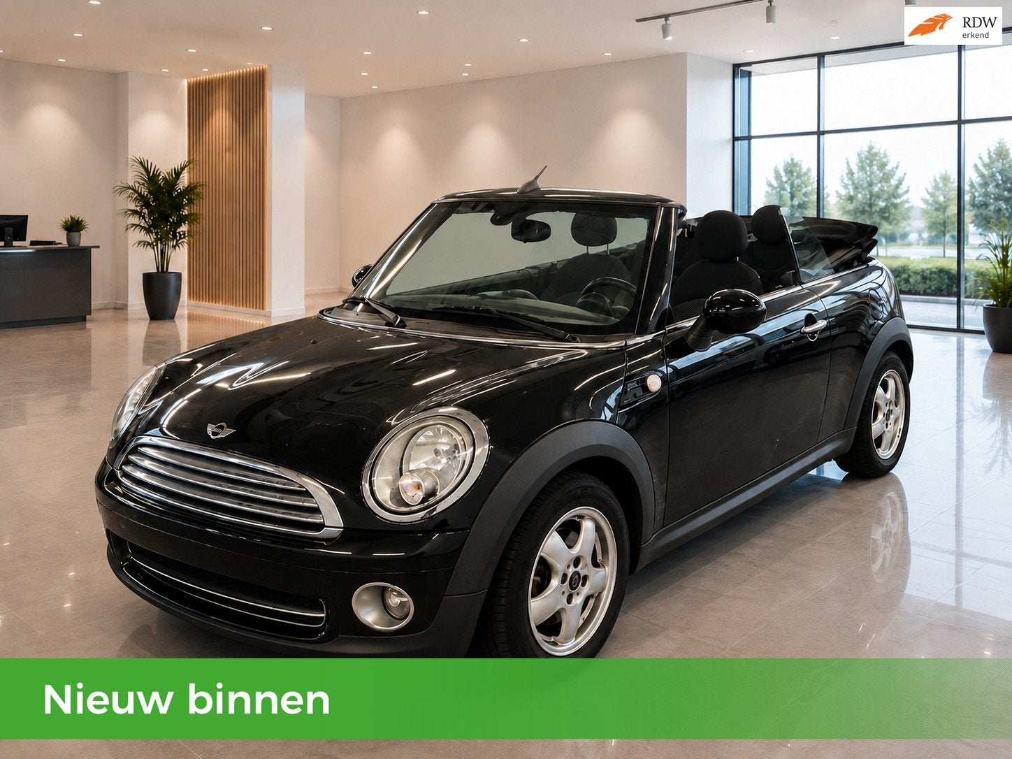 Mini Cabrio 1.6 Airco- Bluetooth- parkeersensoren- Elek.rame, Euro 5, Gebruikt, 4 cilinders, Cabriolet