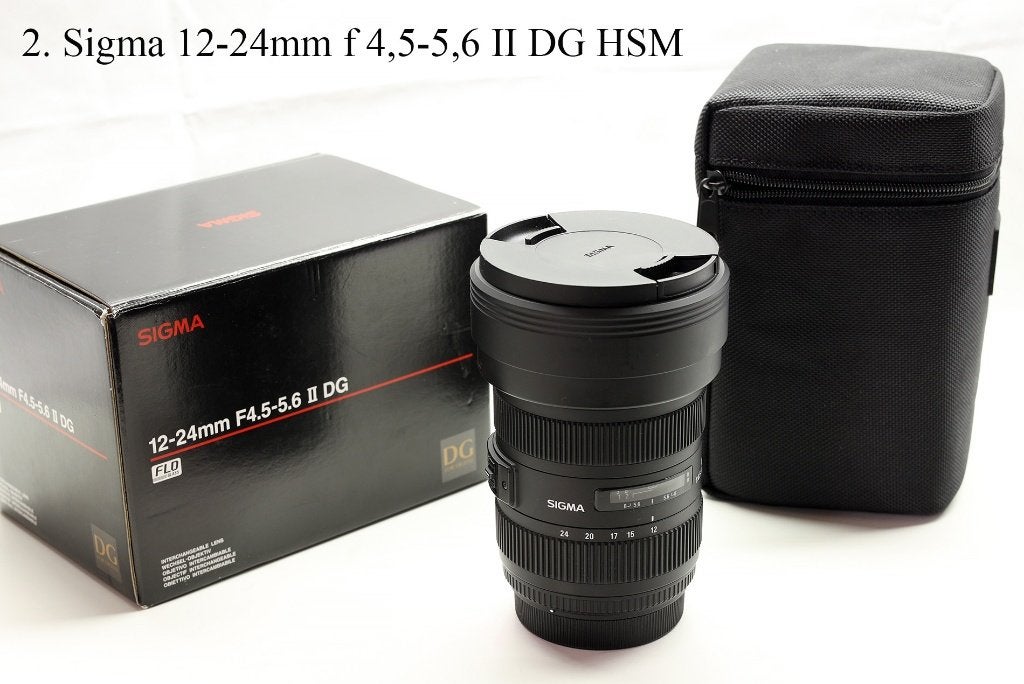 Sigma 12-24 F4,5-5,6 II DG HSM (Canon EF), Sigma, Beschermhoes/tas, Zo goed als nieuw, Canon EF