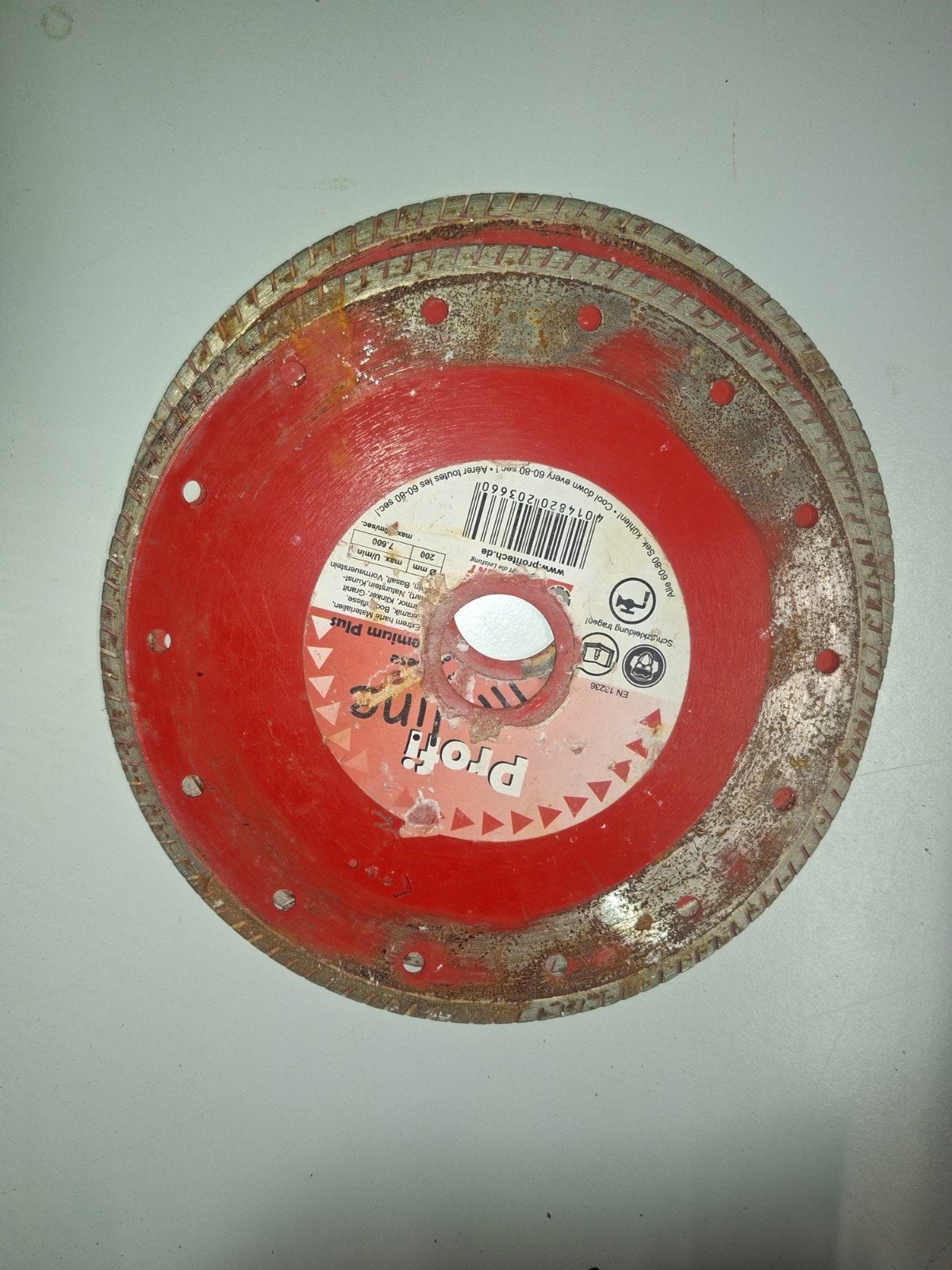 Profi Diamantschijf 20 cm - Premium Plus 2 stuks.ï, Ophalen of Verzenden, Gebruikt, Minder dan 700 watt, Overige typen