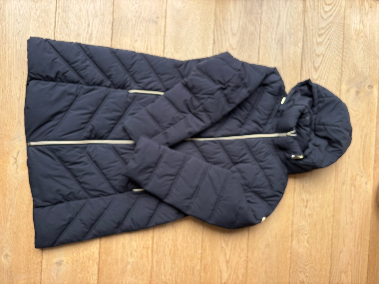 Michael Kors Dames Winterjas Maat L, Ophalen of Verzenden, Zo goed als nieuw, Maat 42/44 (L), Blauw