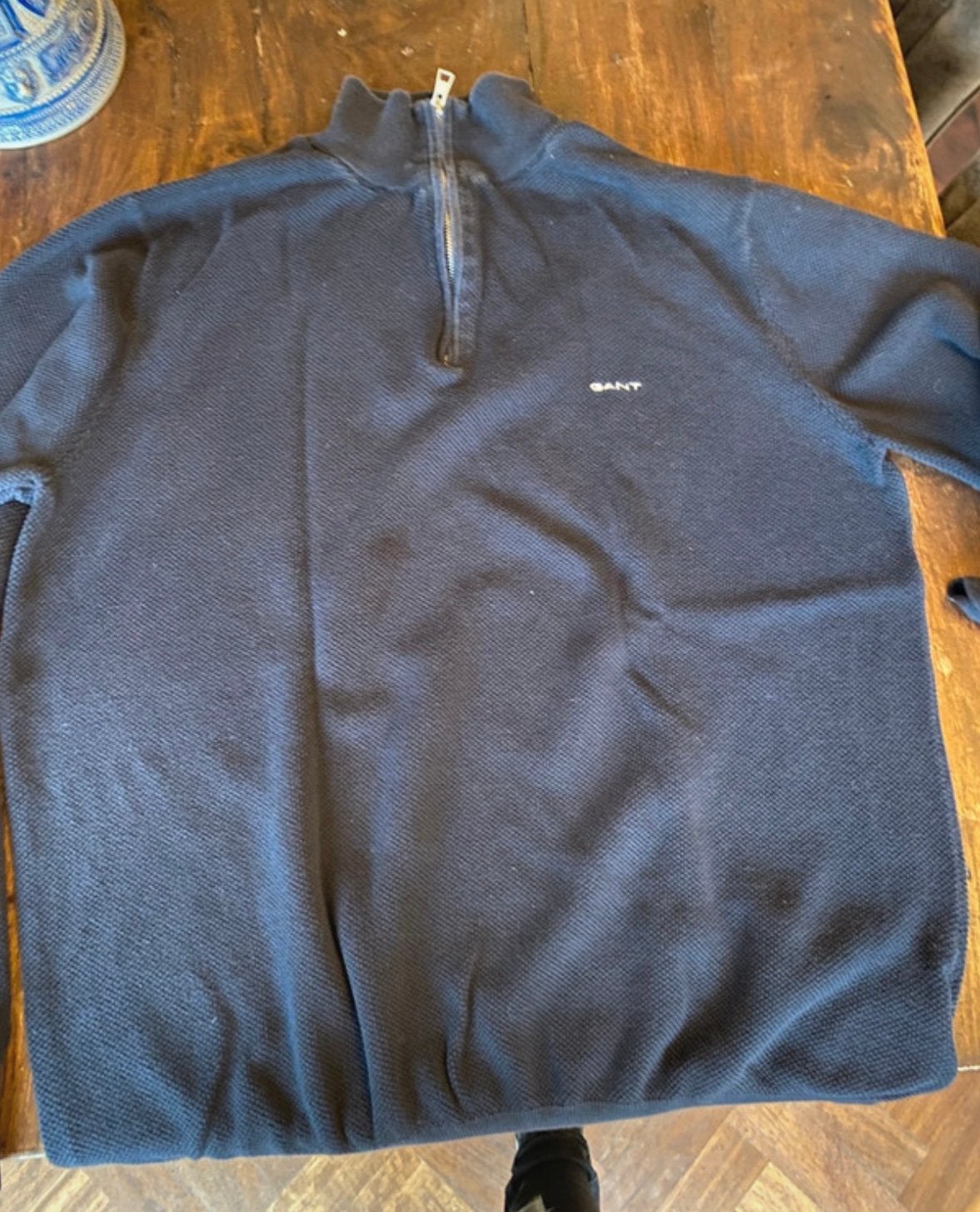 Gant heren trui xxl zeer goed, Ophalen of Verzenden, Zo goed als nieuw, Maat 56/58 (XL), Blauw