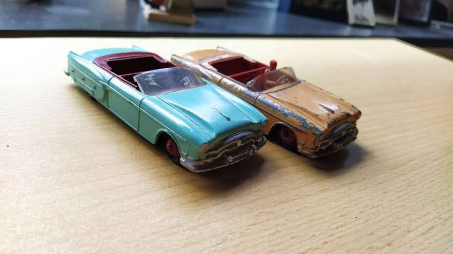 2 x PACKARD DINKY TOYS ENGLAND, NO. 132, Ophalen of Verzenden, Gebruikt, Auto, Dinky Toys