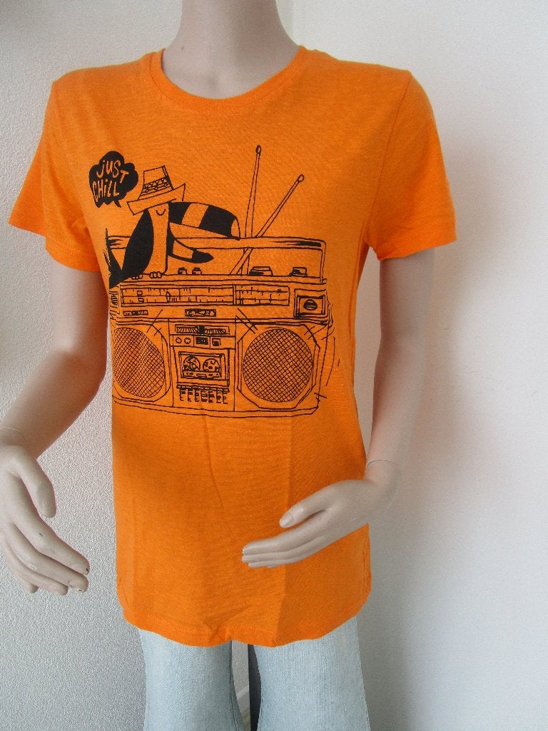 Oranje shirt S, Verzenden, Oranje, Zo goed als nieuw, Korte mouw