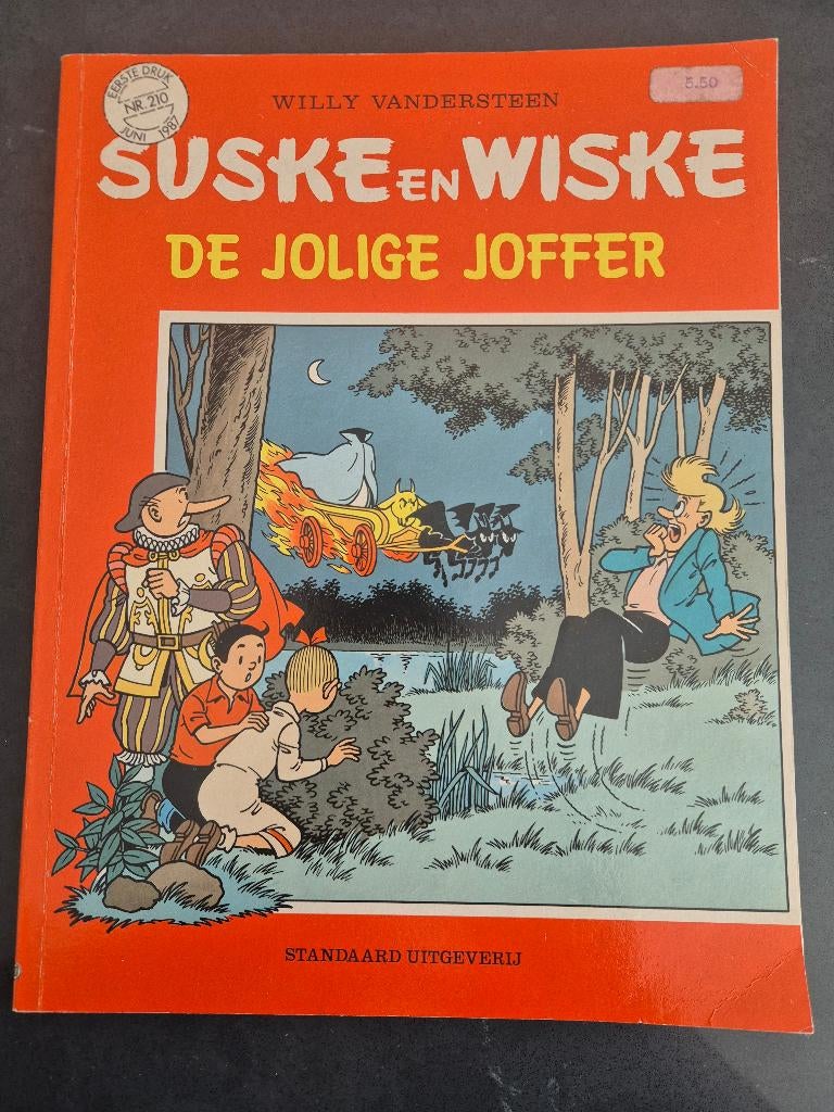 De jolige joffer, Suske en Wiske, Gelezen, Willy Vandersteen, Eén stripboek, Ophalen of Verzenden