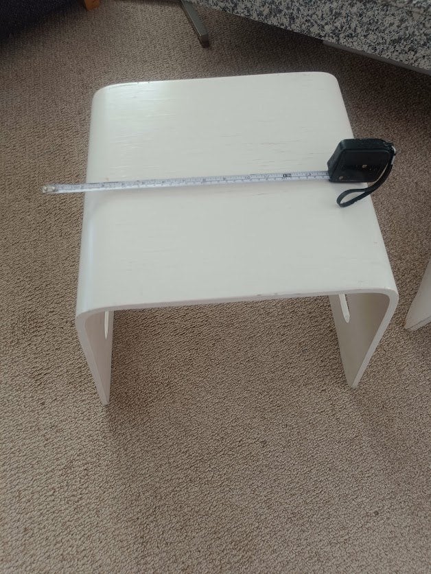 Twee Ikea krukken BENJAMIN Modern strak design WIT hout, Ophalen, Hout, Gebruikt, Kerkweg 24