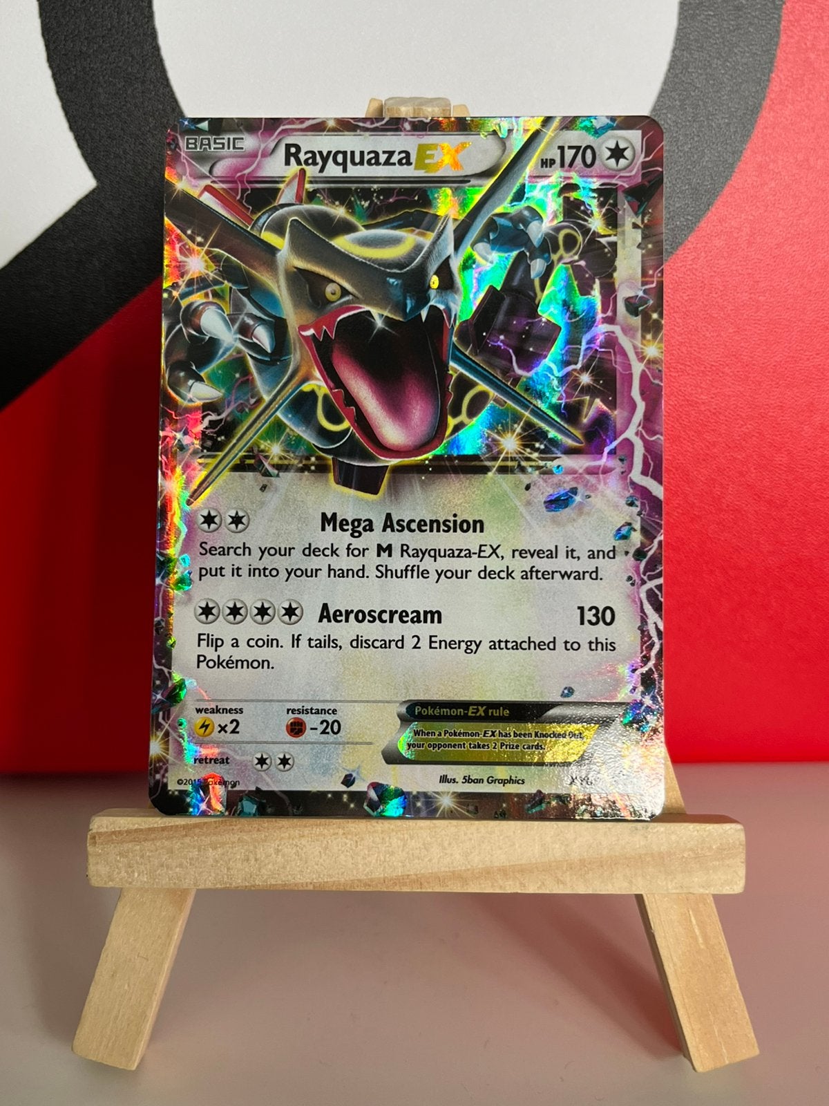 Rayquaza EX (XYPR 69) - Pokémon XY Black Star Promo, Ophalen of Verzenden, Zo goed als nieuw